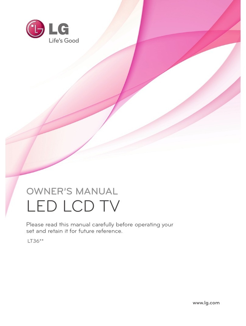 LG LT36 Series User manual