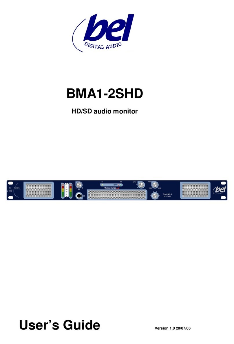 BEL BMA1-2SHD user guide