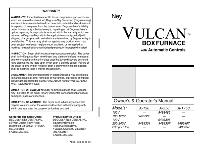 Vulcan-Hart A-130 Owner's/operator's manual Vulcan-Hart A-130 Owner's/operator's manual