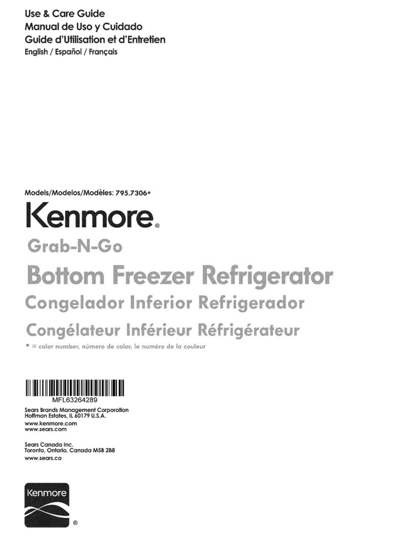 Kenmore 795.73063410 Use & care gude Kenmore 795.73063410 Use & care gude