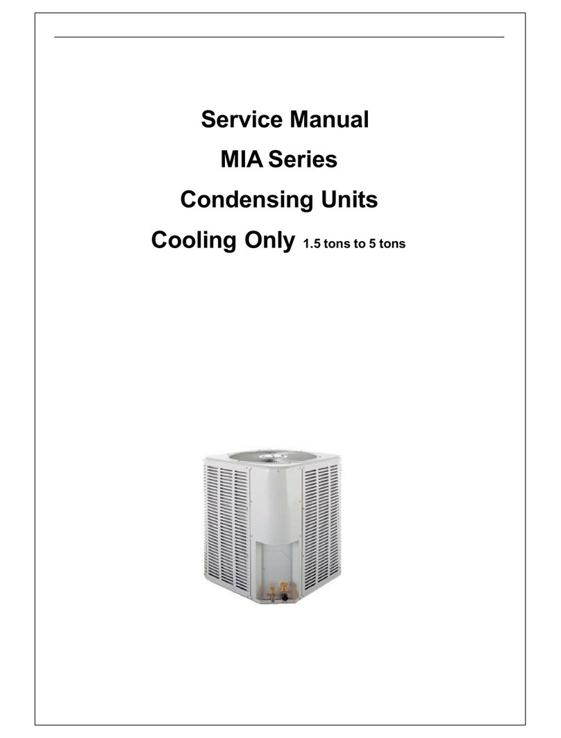 Comfort Star MIA18-13 Service manual