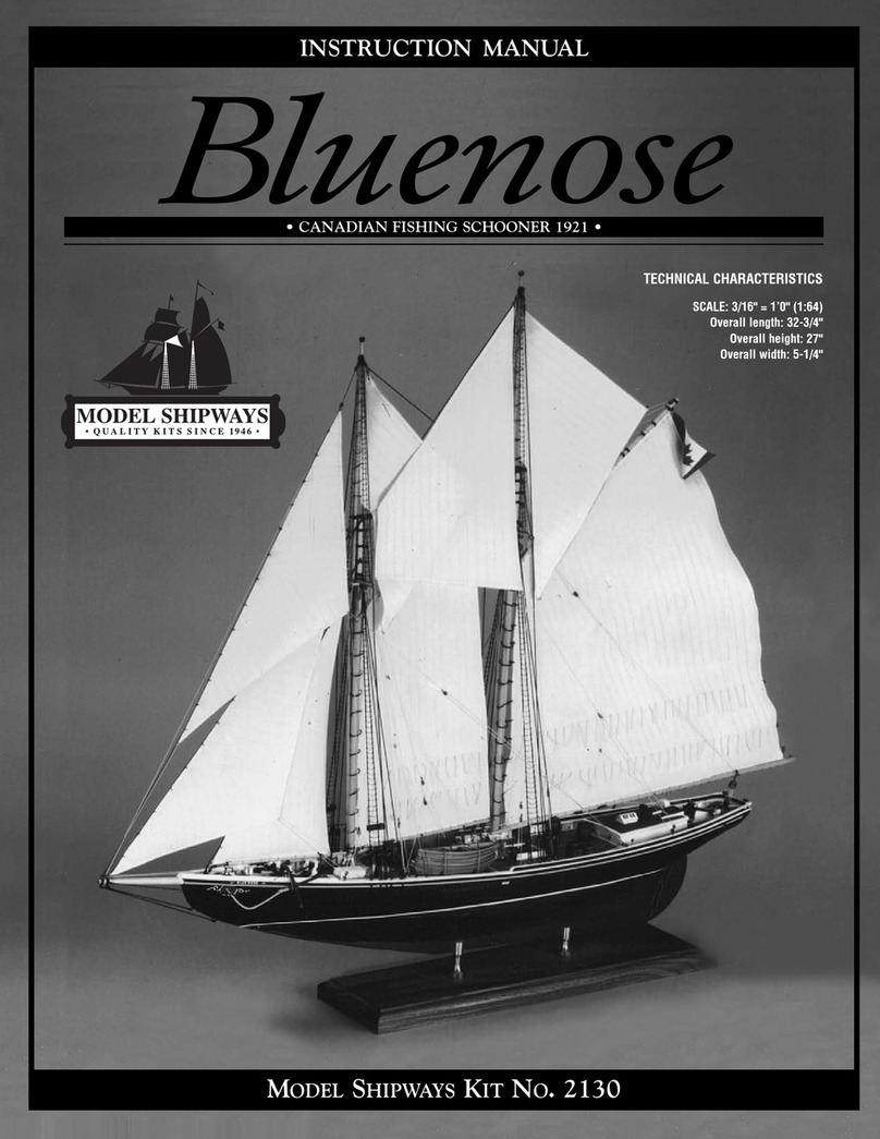 Model Shipways Bluenose instruction manual