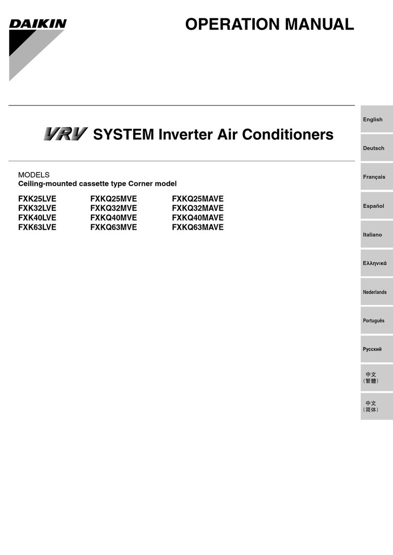 Daikin FXKQ25MVE User manual