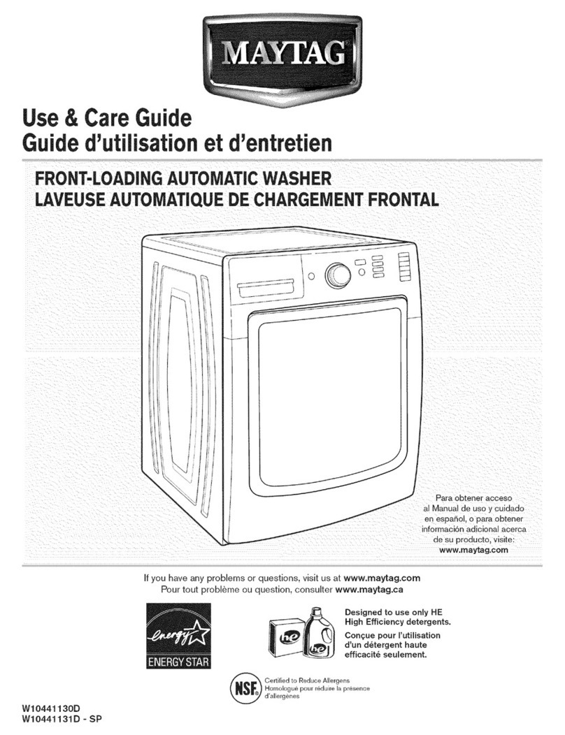 Maytag MHW4200BG2 User manual