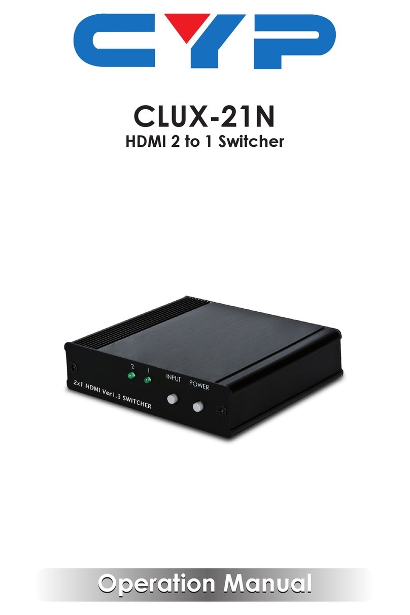 CYP CLUX-21N User manual