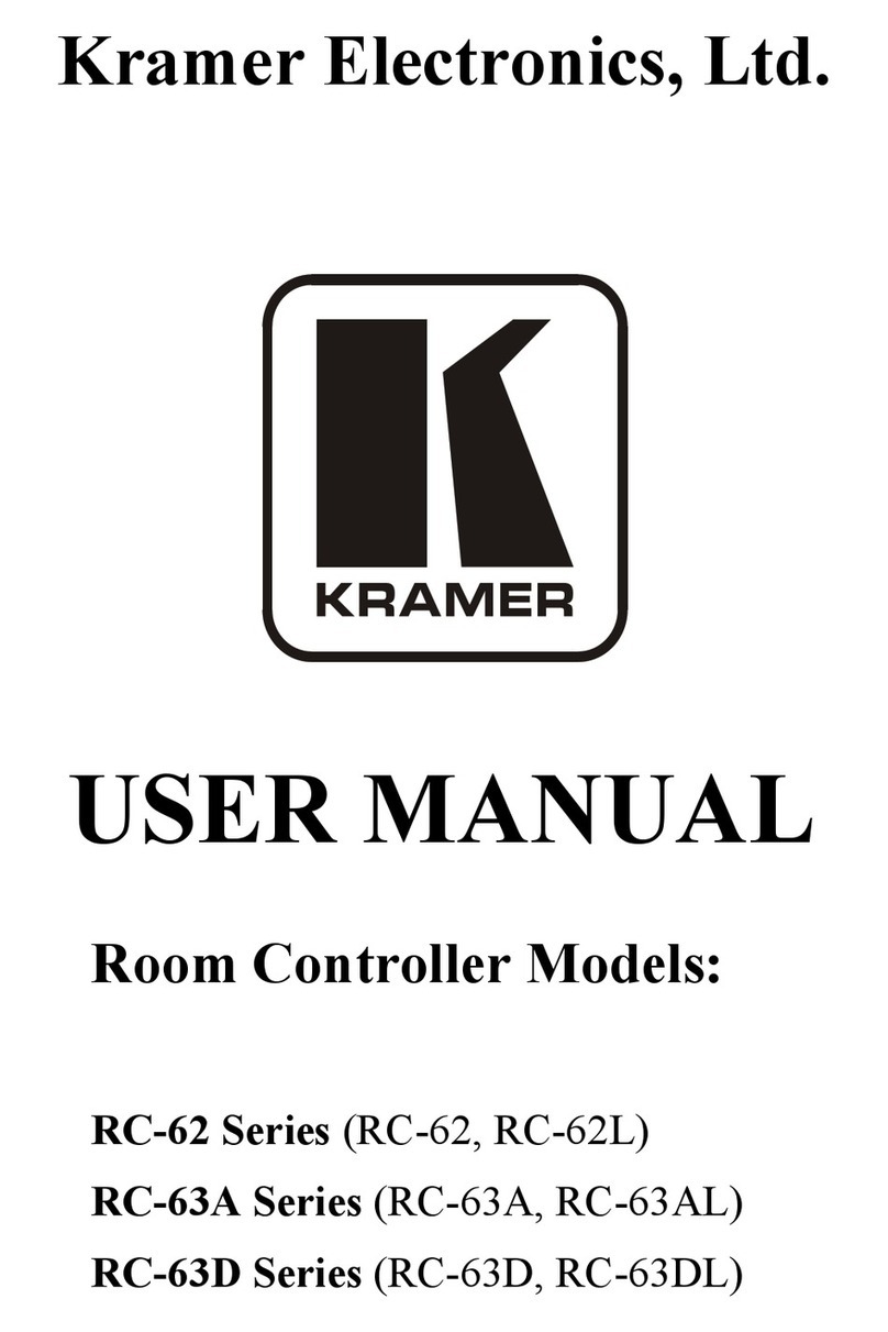 Kramer RC-62 user manual