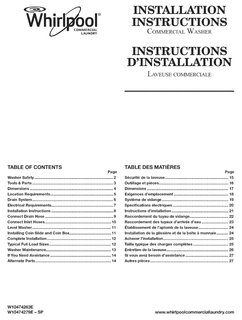 Whirlpool CAE2763CQ0 installation instructions