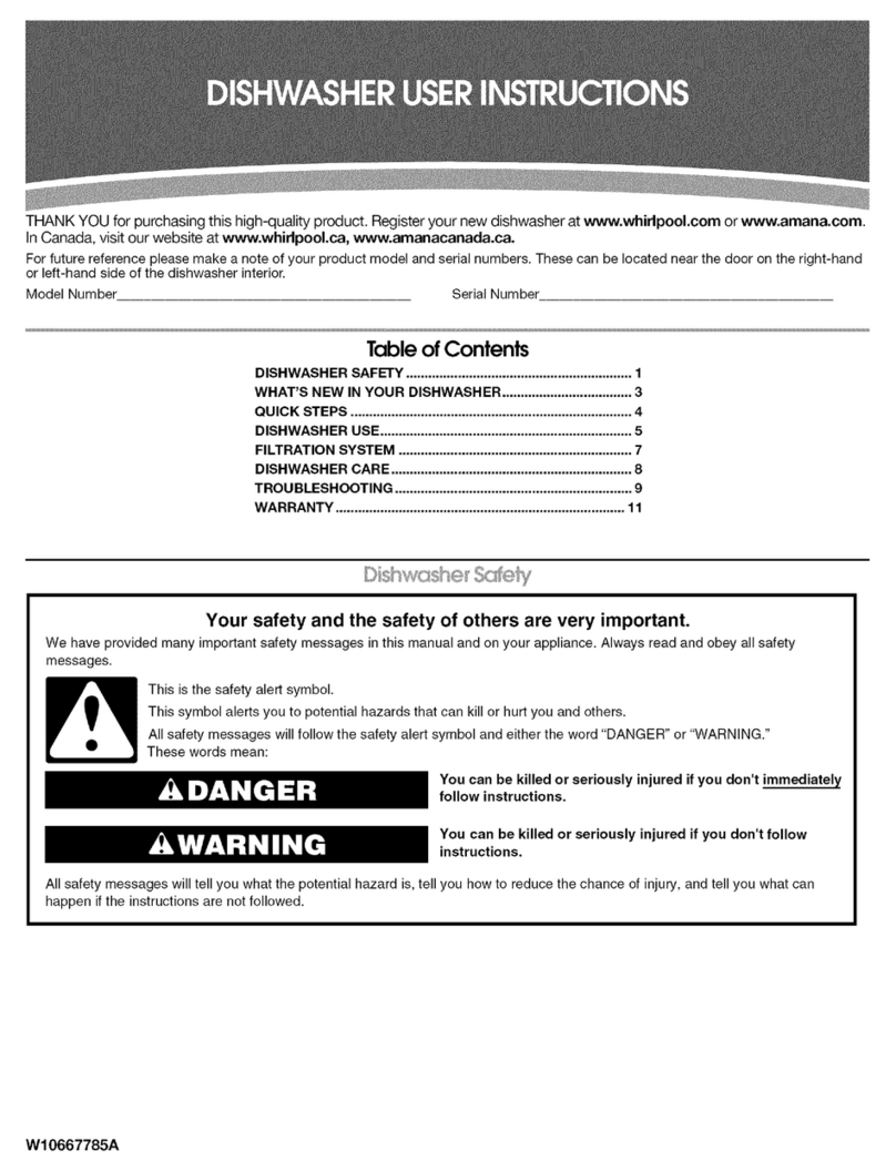 Amana ADB1400PYW5 User manual