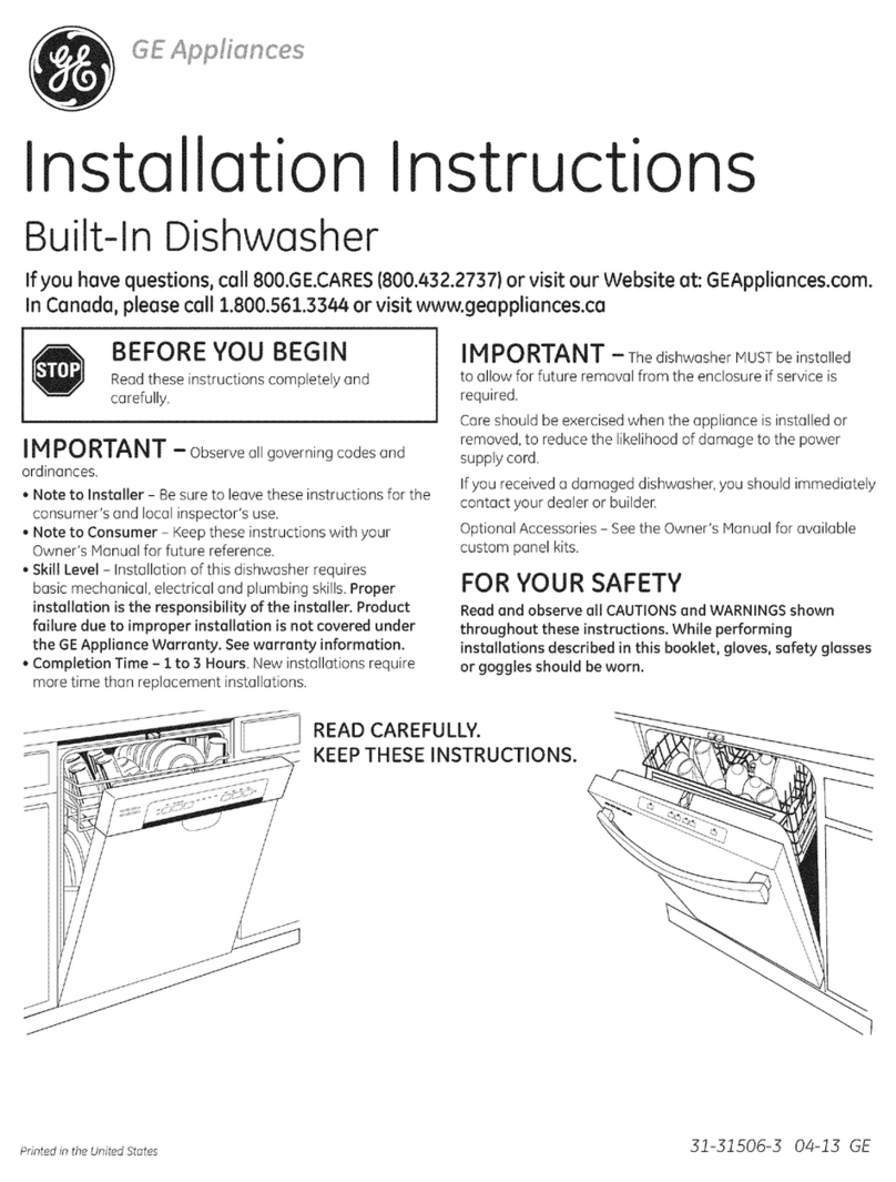 GE ADT521PGF4WS User manual