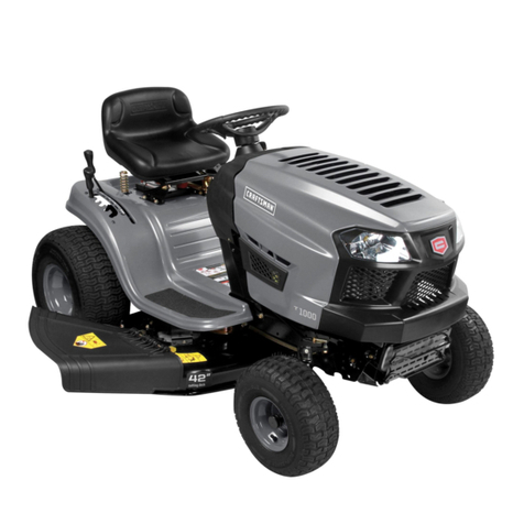 Craftsman T1000 series Operator's manual
