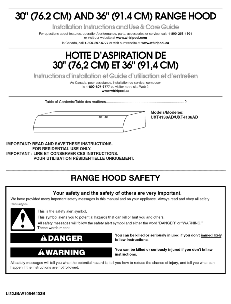 Whirlpool UXT4130ADW0 Installation Instructions and Use & Care Guide Whirlpool UXT4130ADW0 Installation Instructions and Use & Care Guide