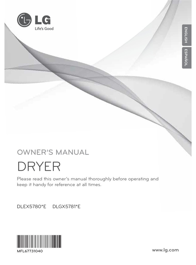 LG DLEX5780*E owner's manual