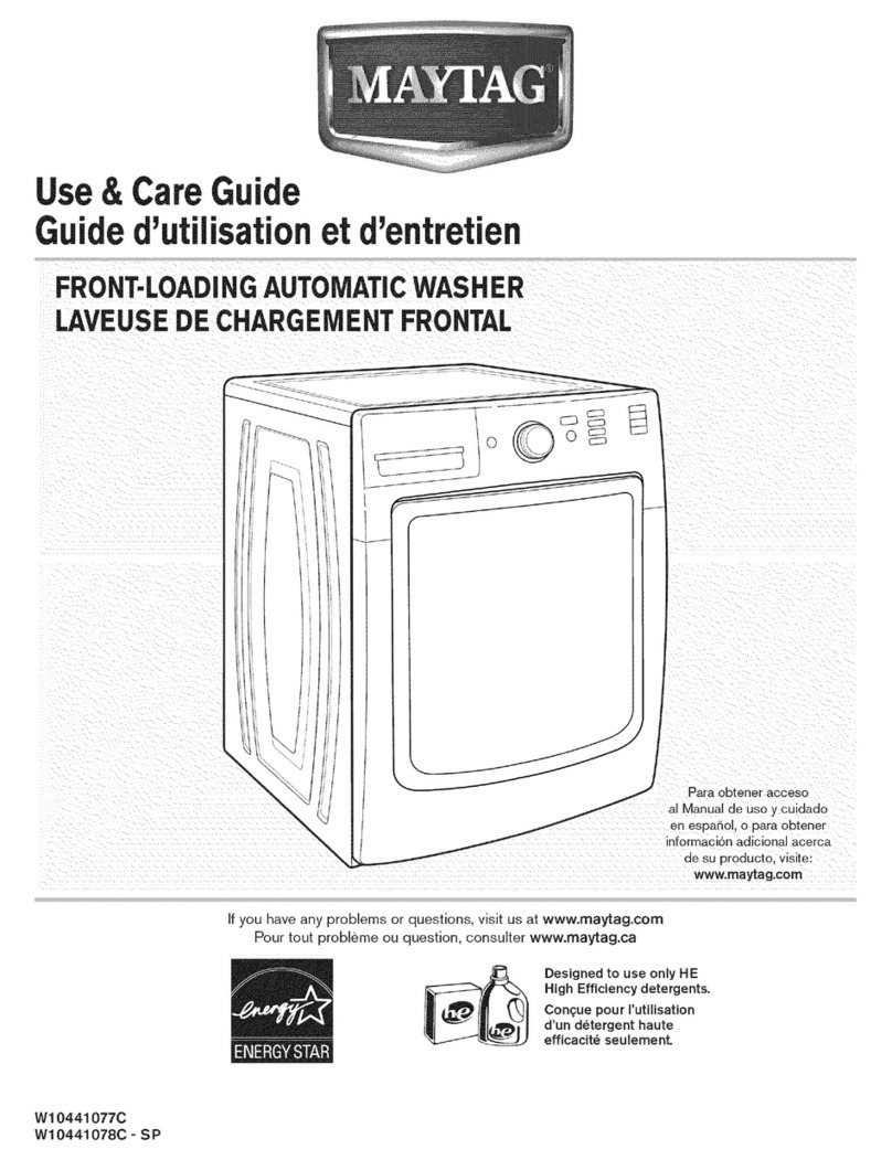 Maytag MHW3000BG2 User manual