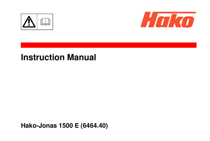 HAKO -Jonas 1500 V User manual HAKO -Jonas 1500 V User manual
