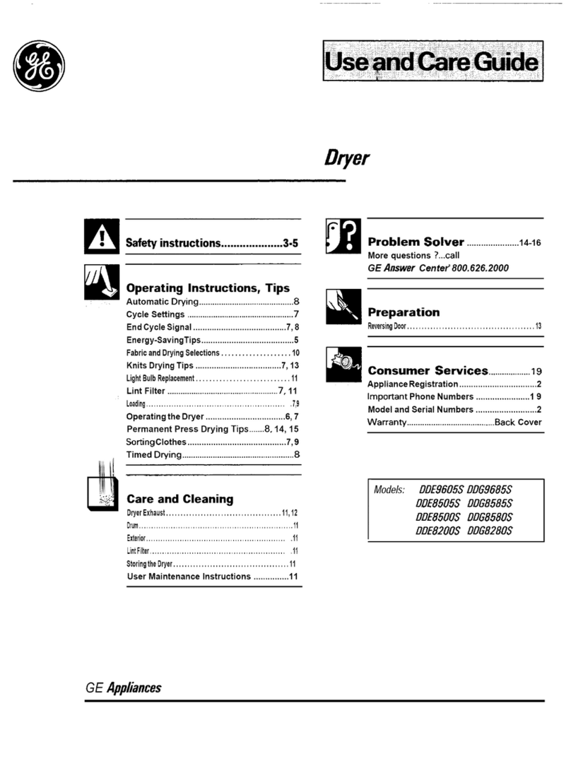 GE DDG8280SBMAA User manual