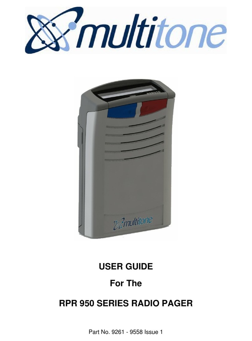 Multitone RPR 950 series user guide