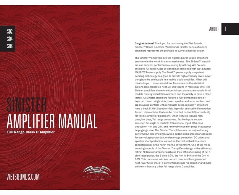 Wet Sounds SD2 manual