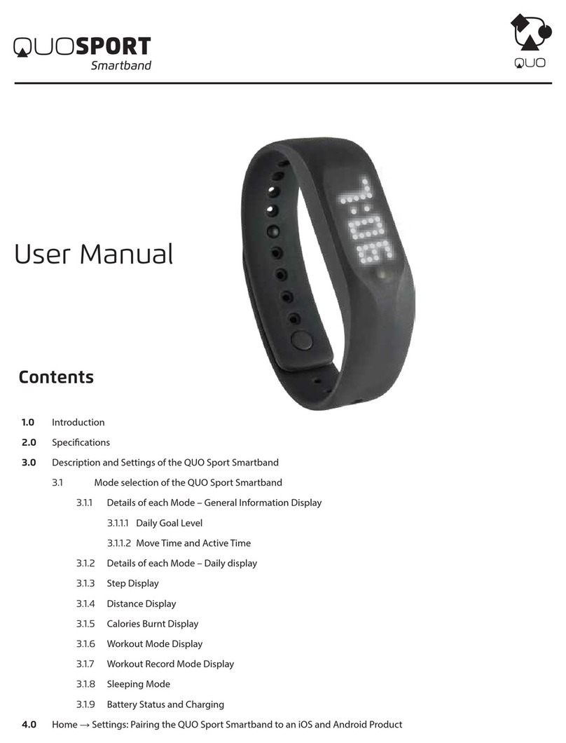 QUO SPORT user manual