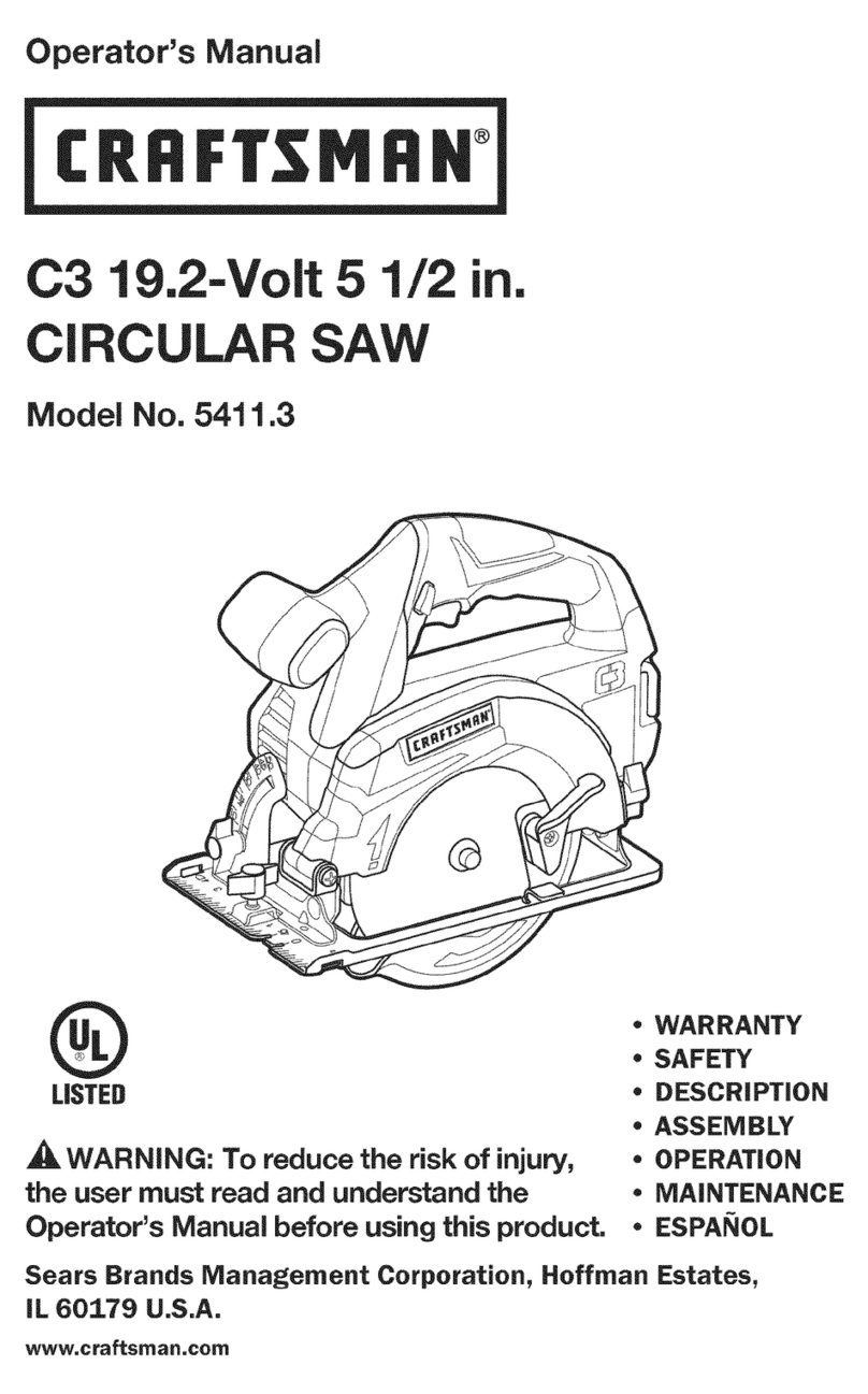 Craftsman 5411.3 Operator's manual