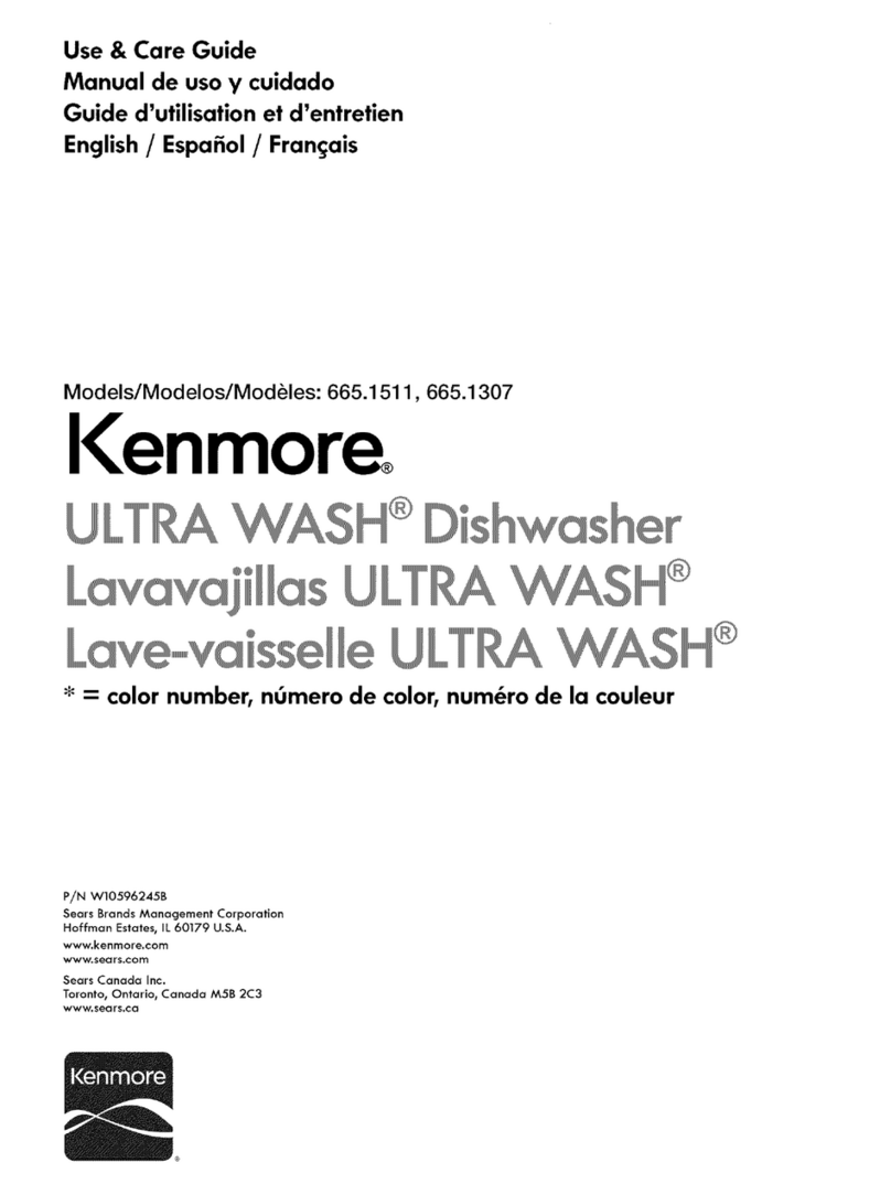 Kenmore 665.1511 Use & care guide