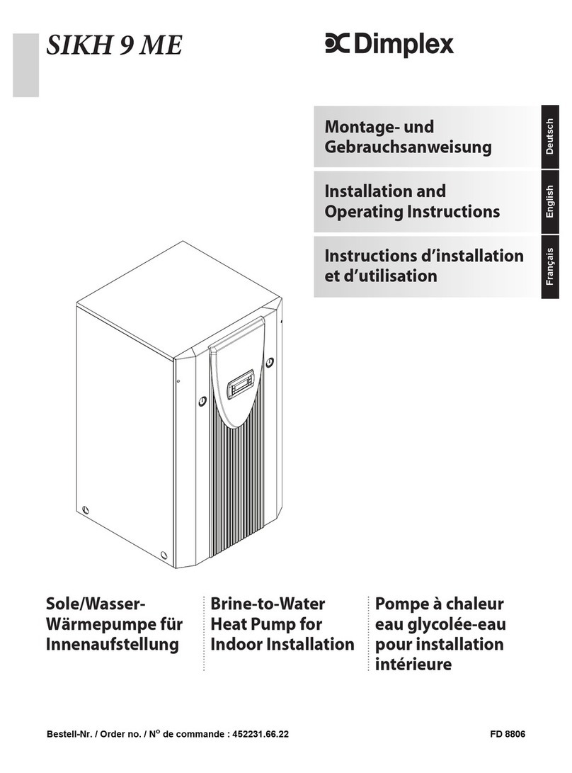 Dimplex SIKH 9 ME Installation and operating instructions
