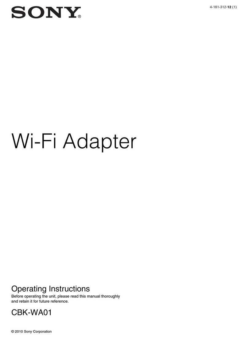 Sony CBK-WA01 User manual
