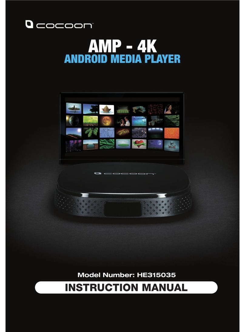 Cocoon AMP-4K HE315035 User manual