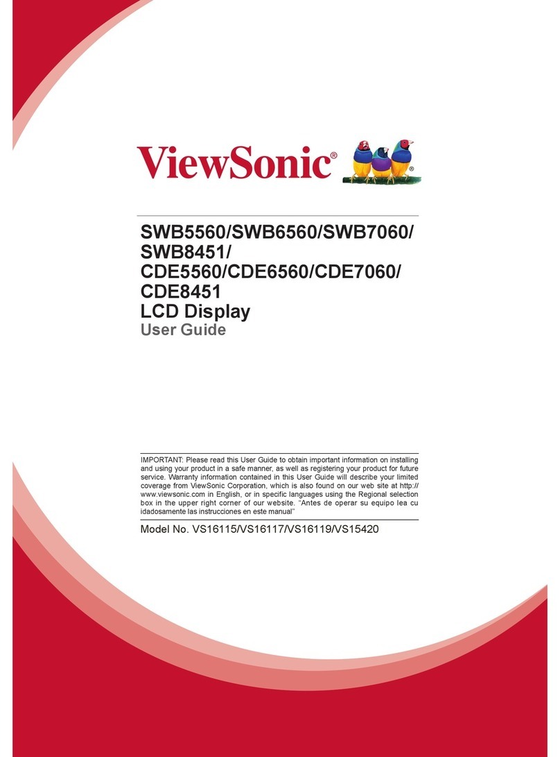 ViewSonic SWB5560 User manual
