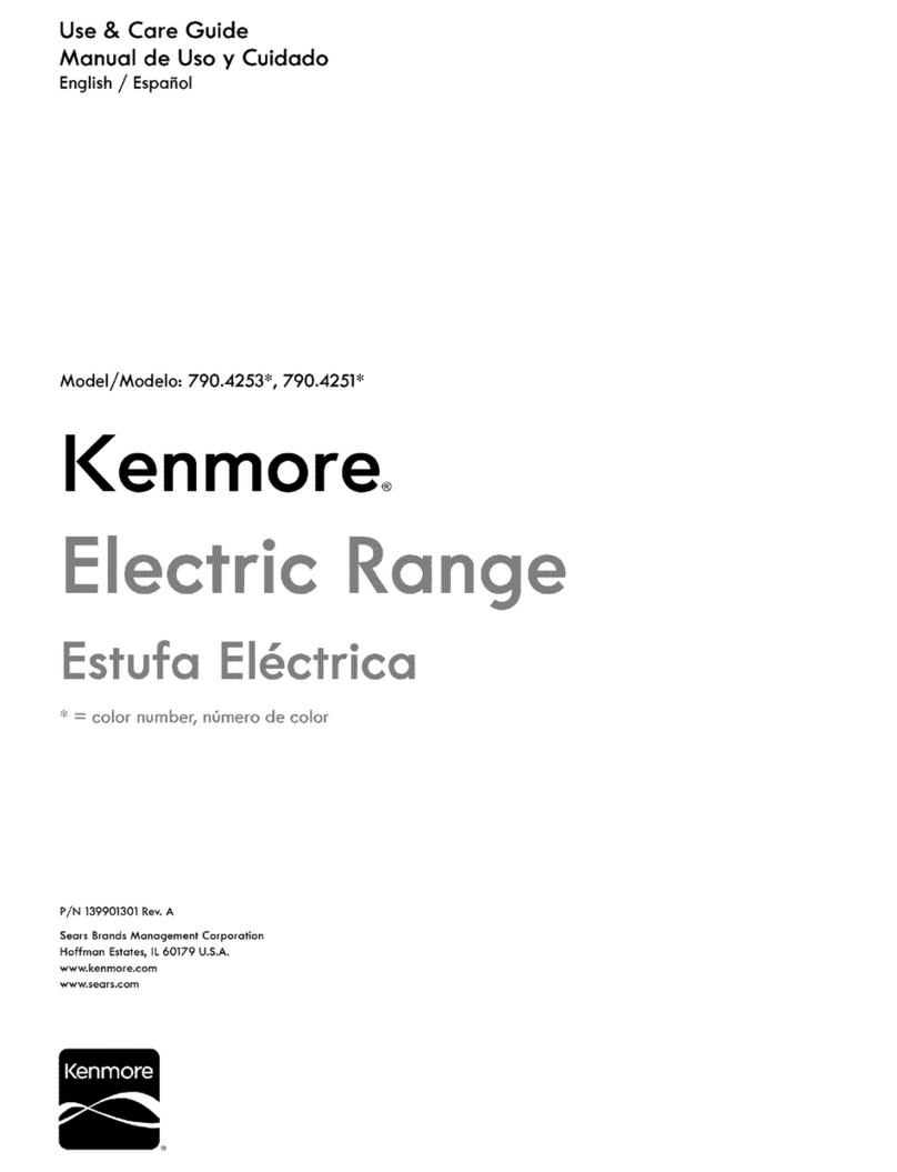 Kenmore 790.42532310 Use & care gude