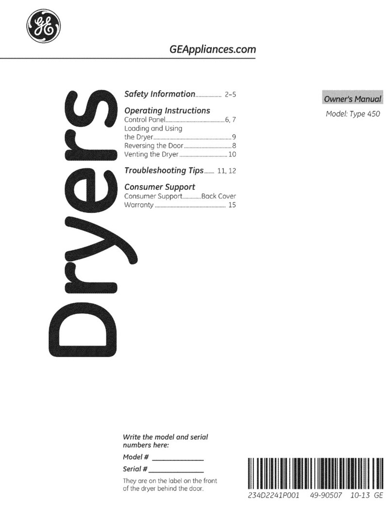 GE DNCD450EGCWC owner's manual