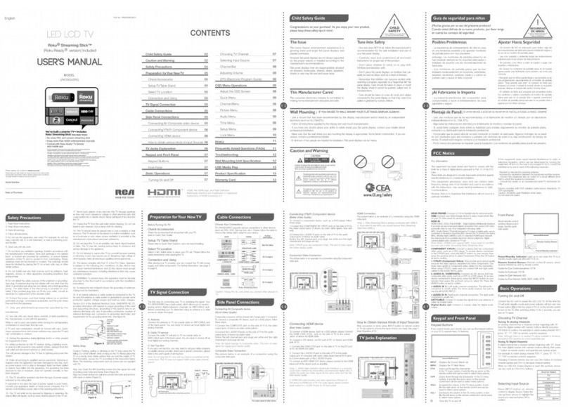 RCA LRK50G45RQ User manual