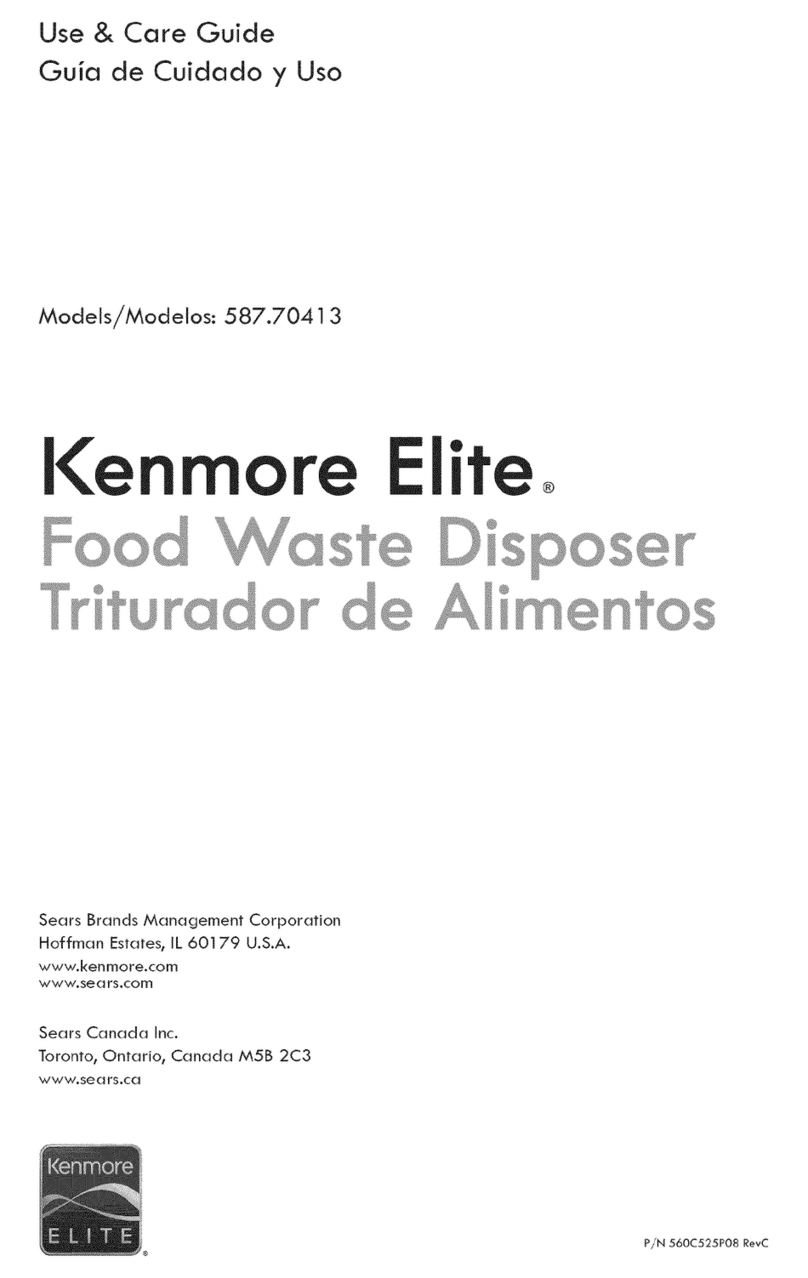 Kenmore 587.70413 Use & care guide