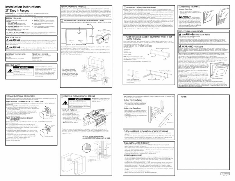 GE JM250DF1WW User manual