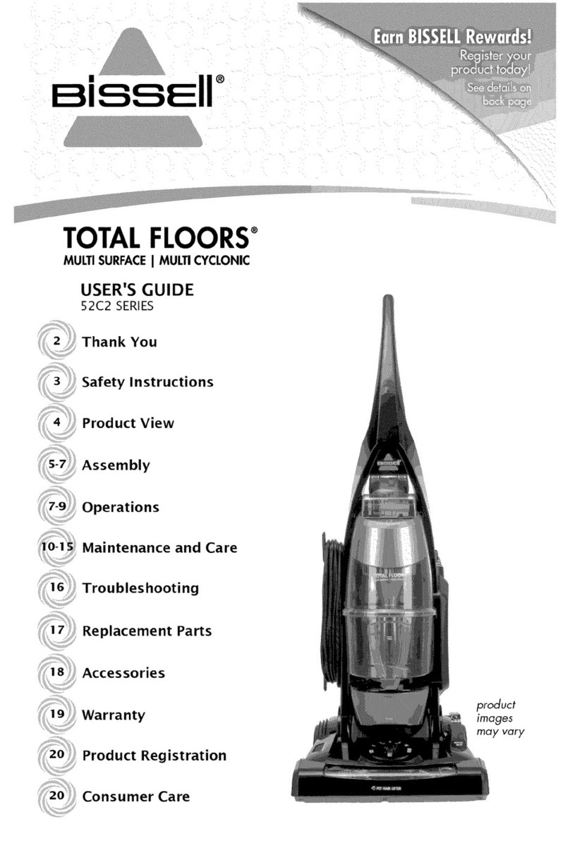 Bissell Total Floors® Complete Vacuum 52C2 user guide