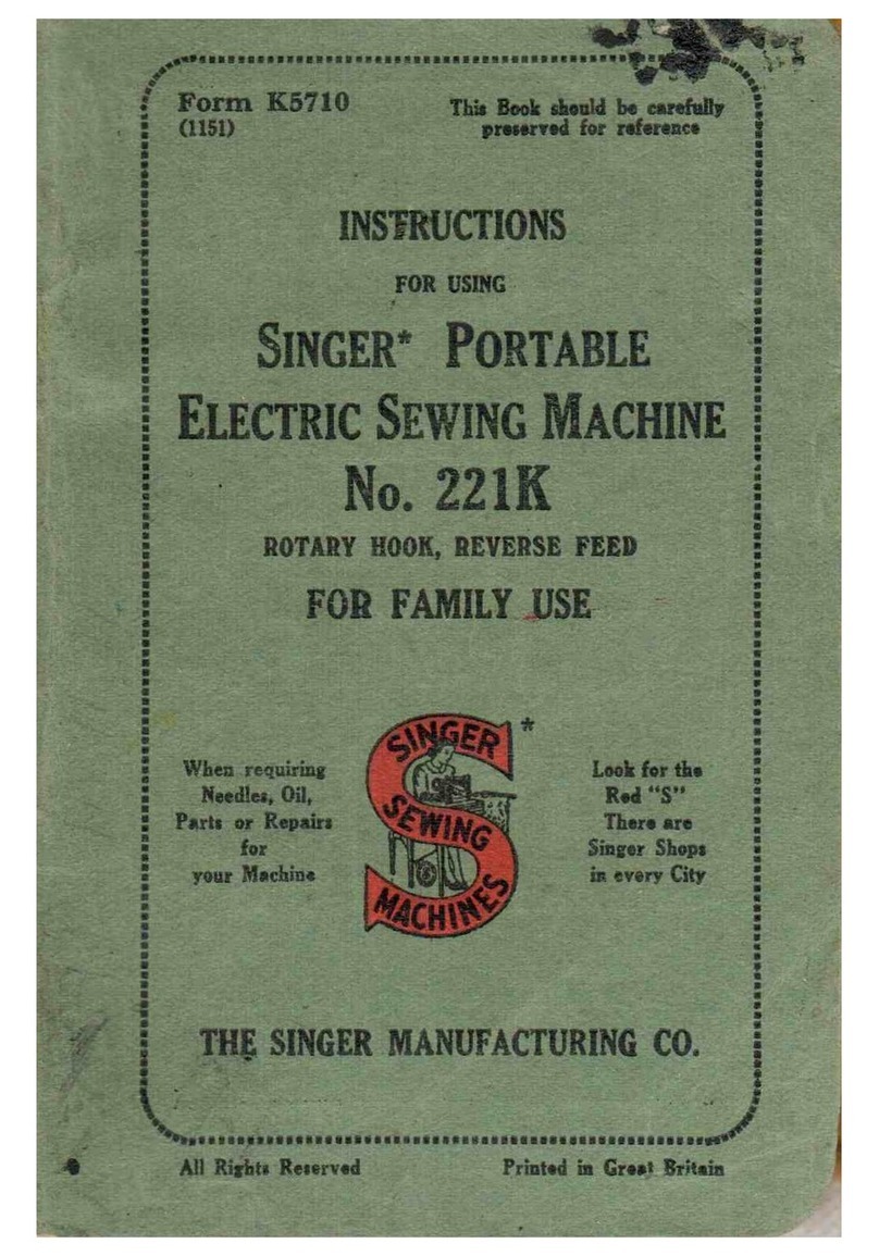 Singer 221K instructions