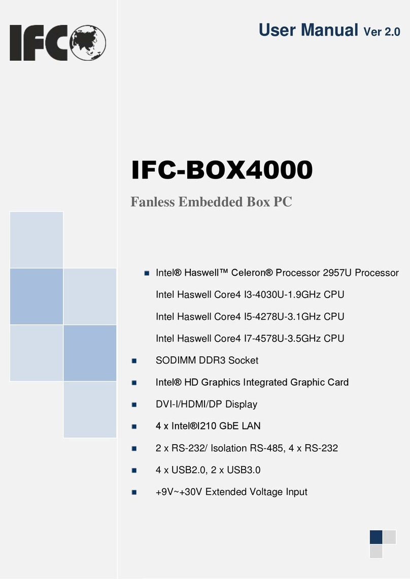 IFC IFC-BOX4000 user manual