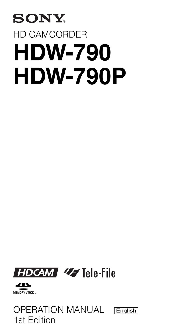 Sony HDW-790P User manual