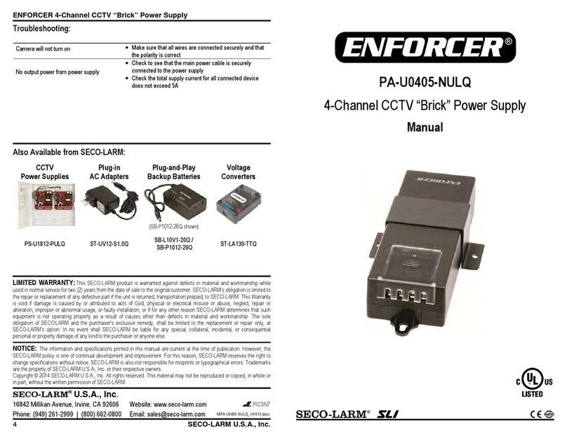 ENFORCER PA-U0405-NULQ user manual