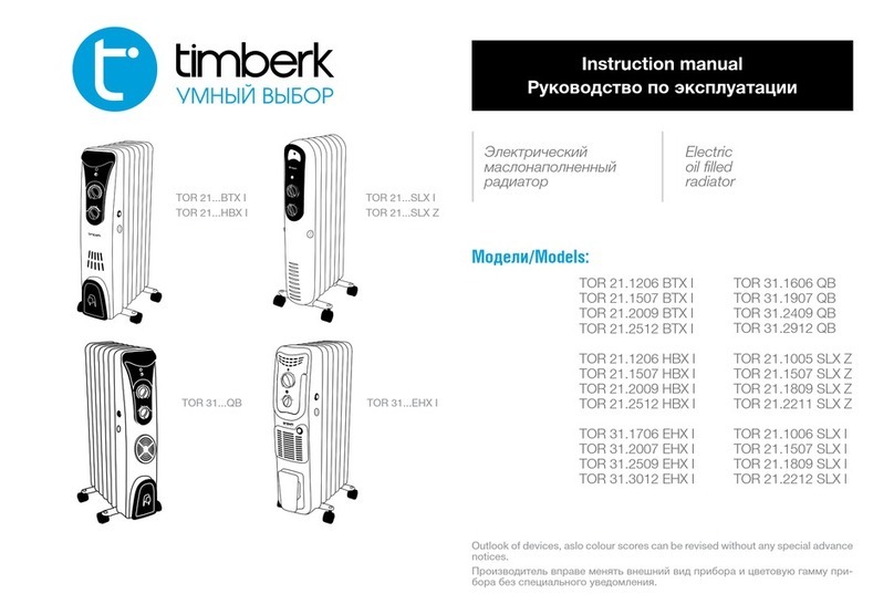 Timberk TOR 21.1206 BTX I instruction manual