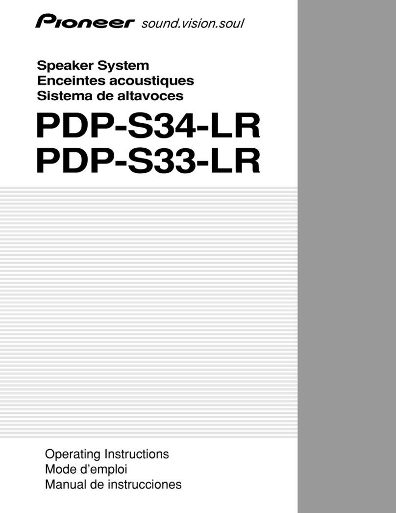 Pioneer PDP-S34-LR User manual