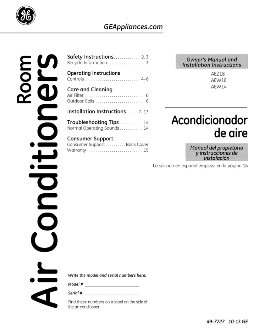 GE AEZ18 Operating instructions