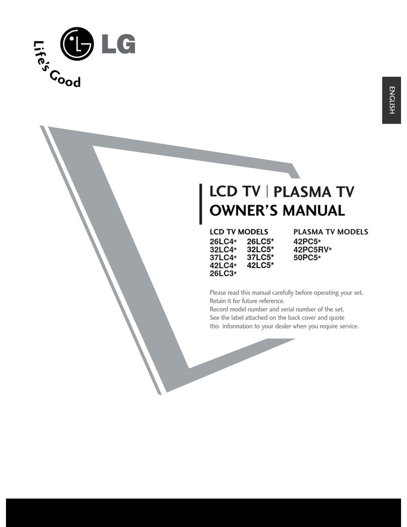 LG 26LC4 Series User manual