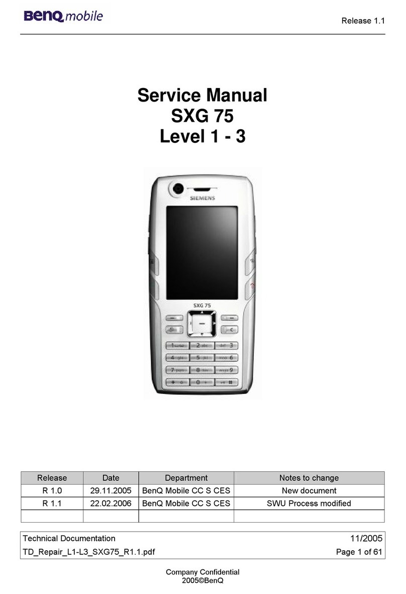 Siemens SXG75 User manual