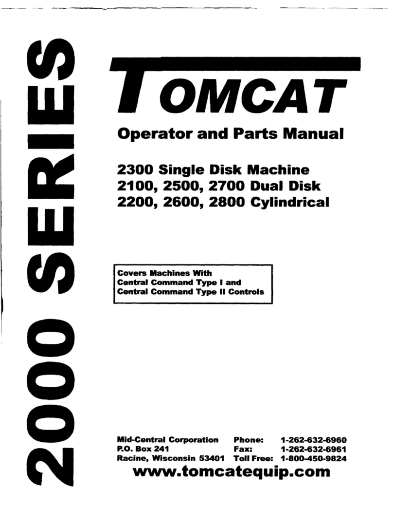 Tomcat 2300 Operator and parts manual