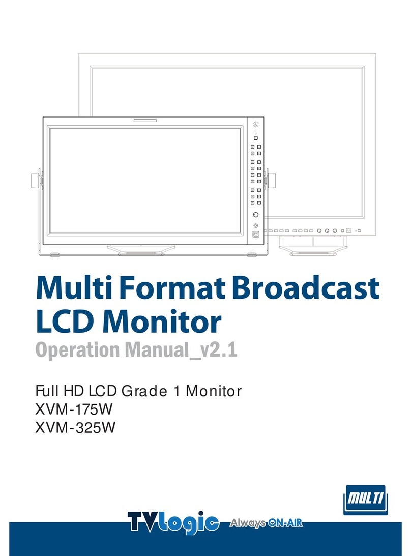 TV Logic XVM-175W User manual