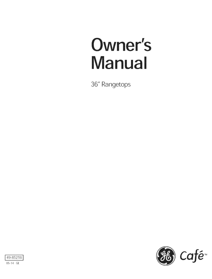 GE Monogram ZGU366NPSS owner's manual