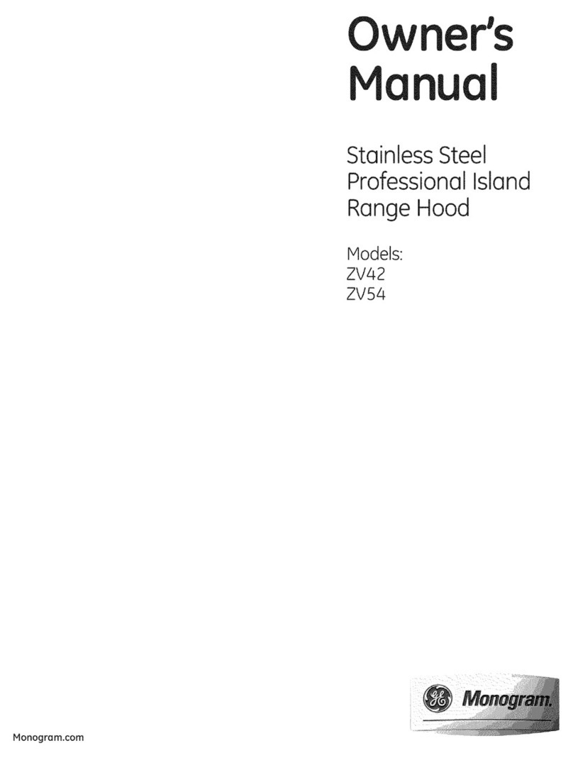 GE Monogram ZV42 User manual