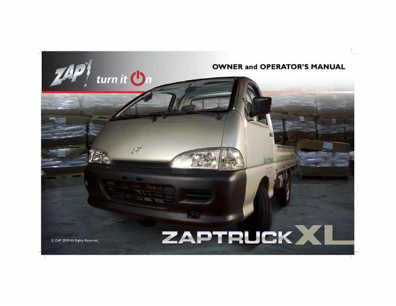 Zap Zaptruck-XL 2009 Owner's and operator's manual