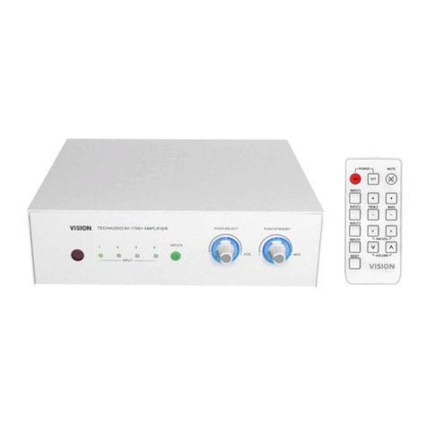 Vision AV-1700 owner's manual