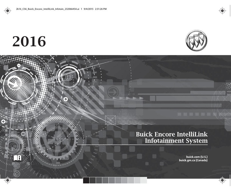 Buick 2016 Encore IntelliLink User manual